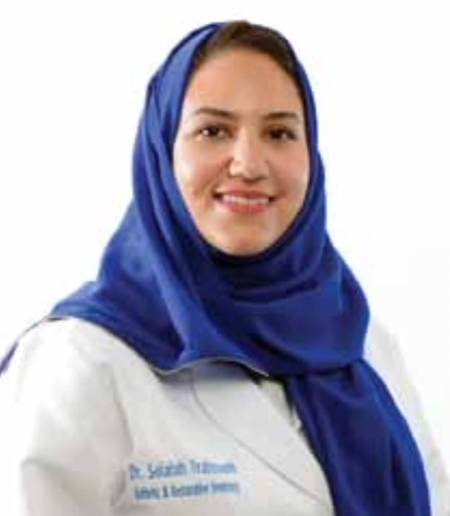 الاطباء د. سلافه محمد طرازوني تخصص إصلاح الأسنان التجميلي